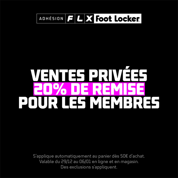 Foot Locker | Ventes privées FLX