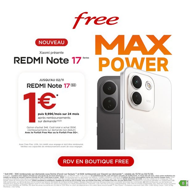 Free REDMI NOTE 17